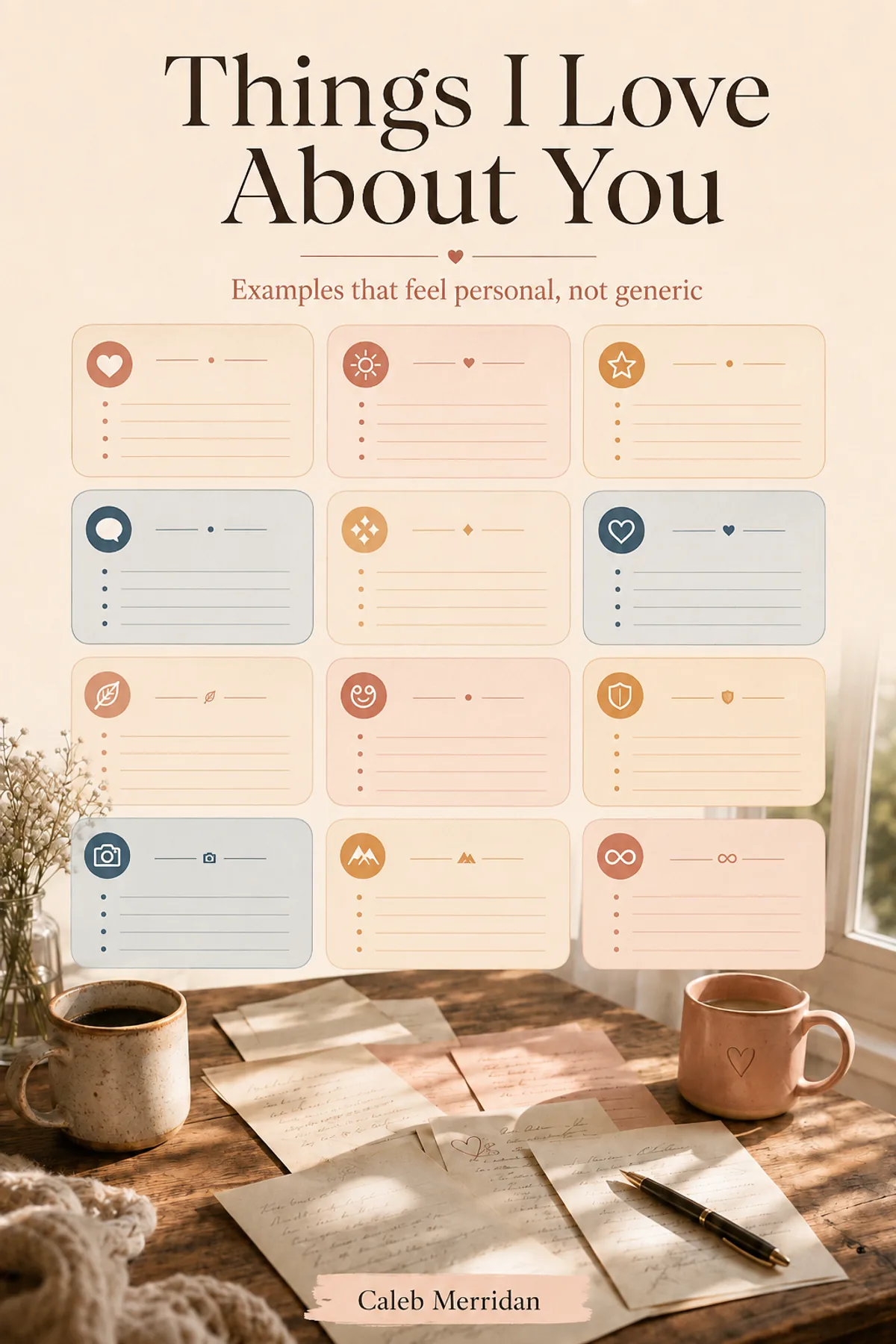 Things I Love About You Ideas Pinterest checklist