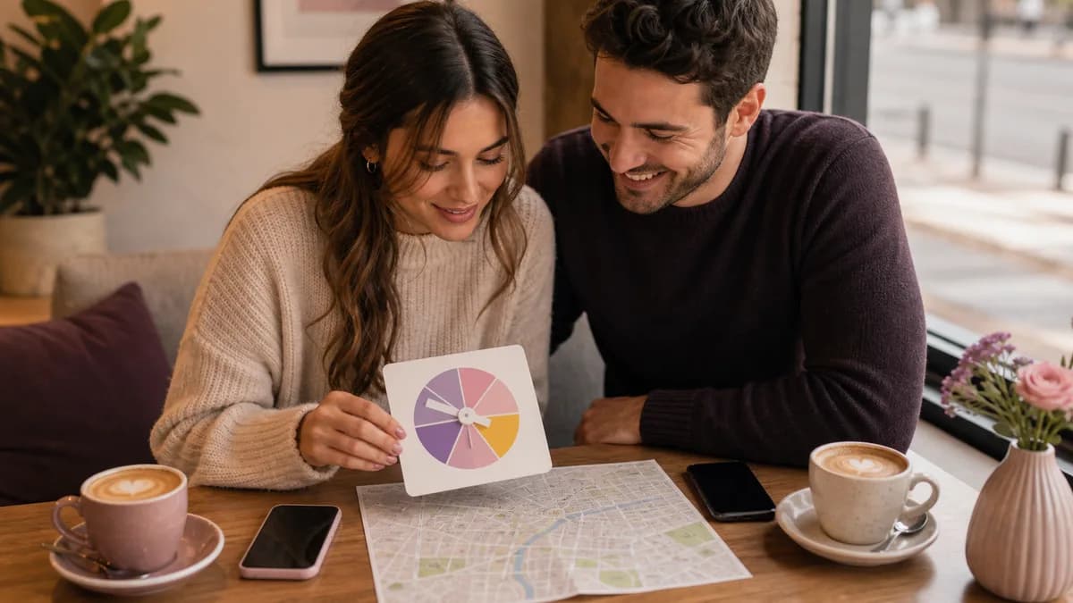 Simple date idea wheel