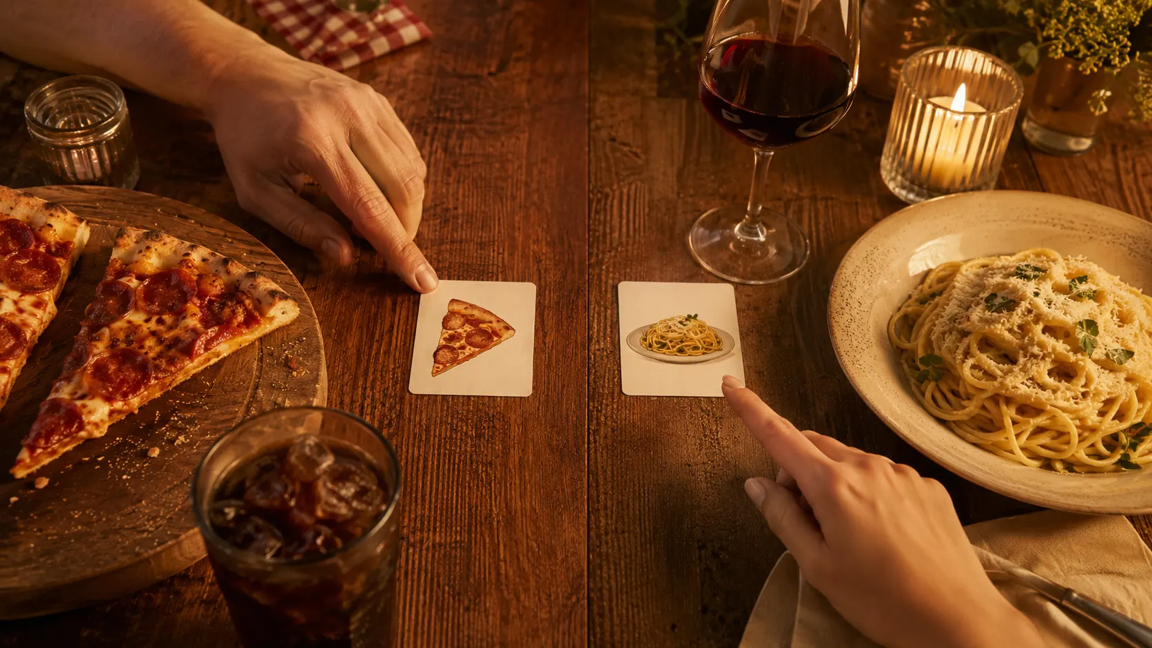 A couple moving a date option through a tournament bracket