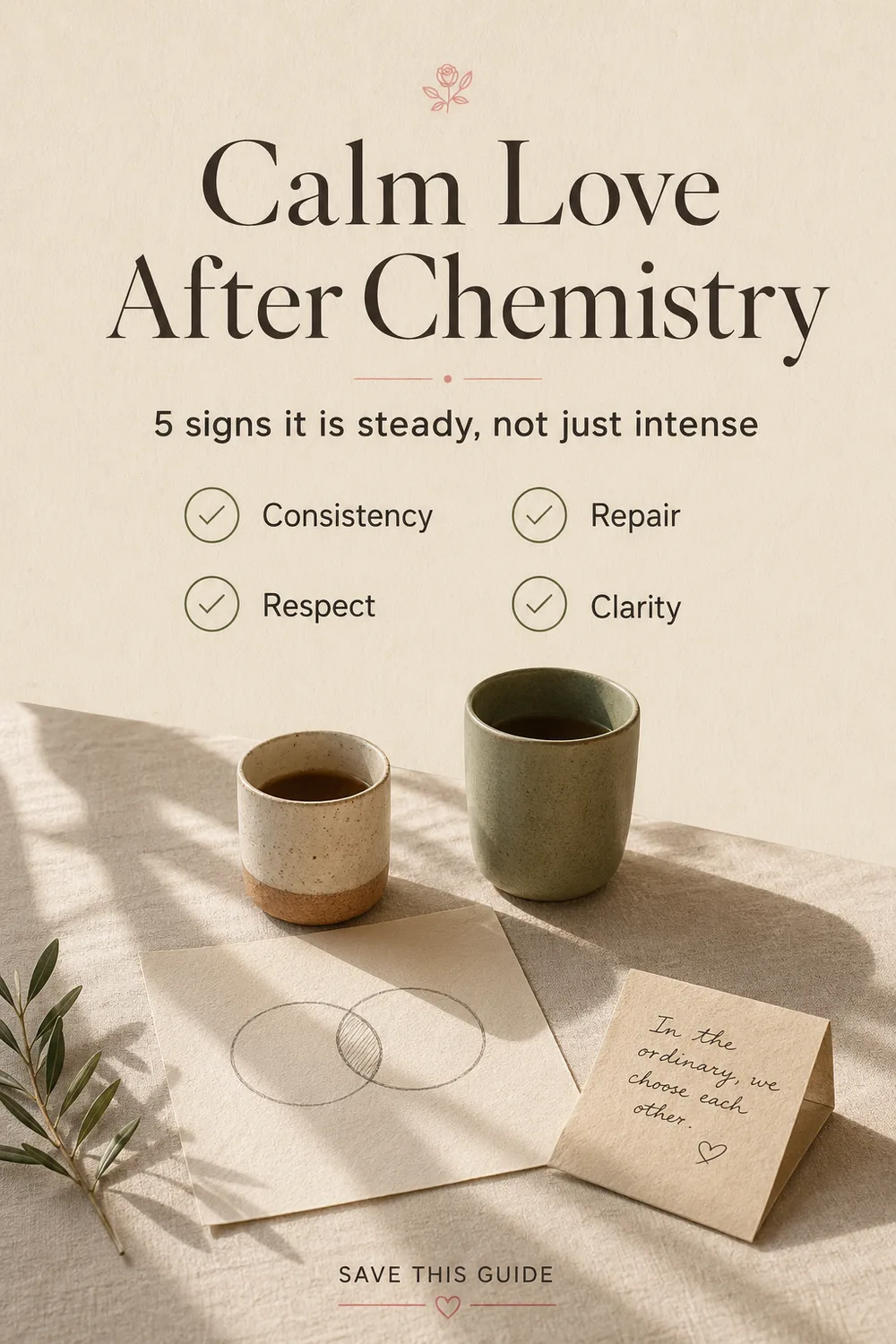 Calm Love After Chemistry Pinterest guide