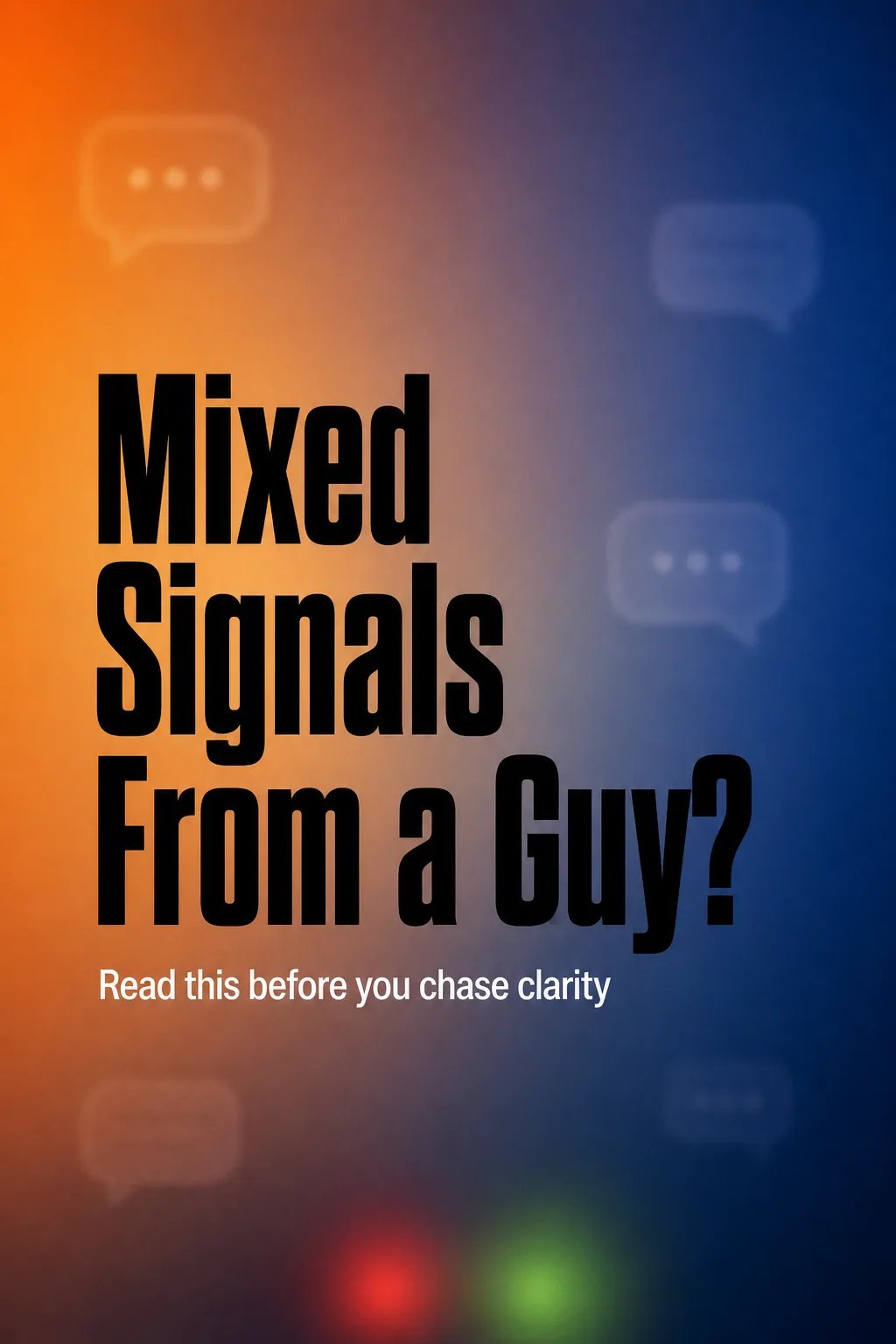 Mixed Signals From a Guy Pinterest guide