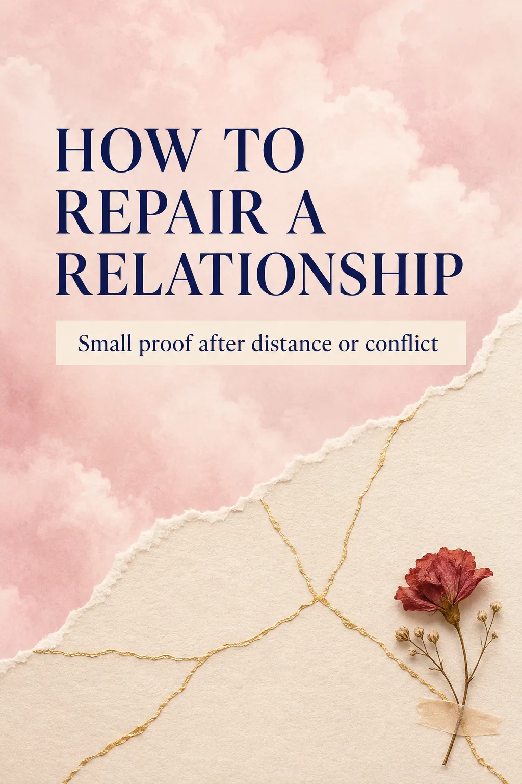 How to Repair a Relationship Pinterest guide