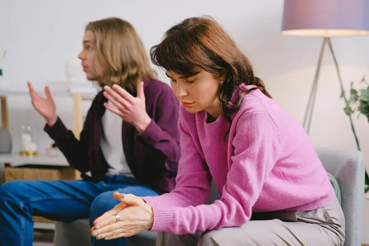 Pet peeves in relationships: a tense living room moment where small issues start to feel bigger