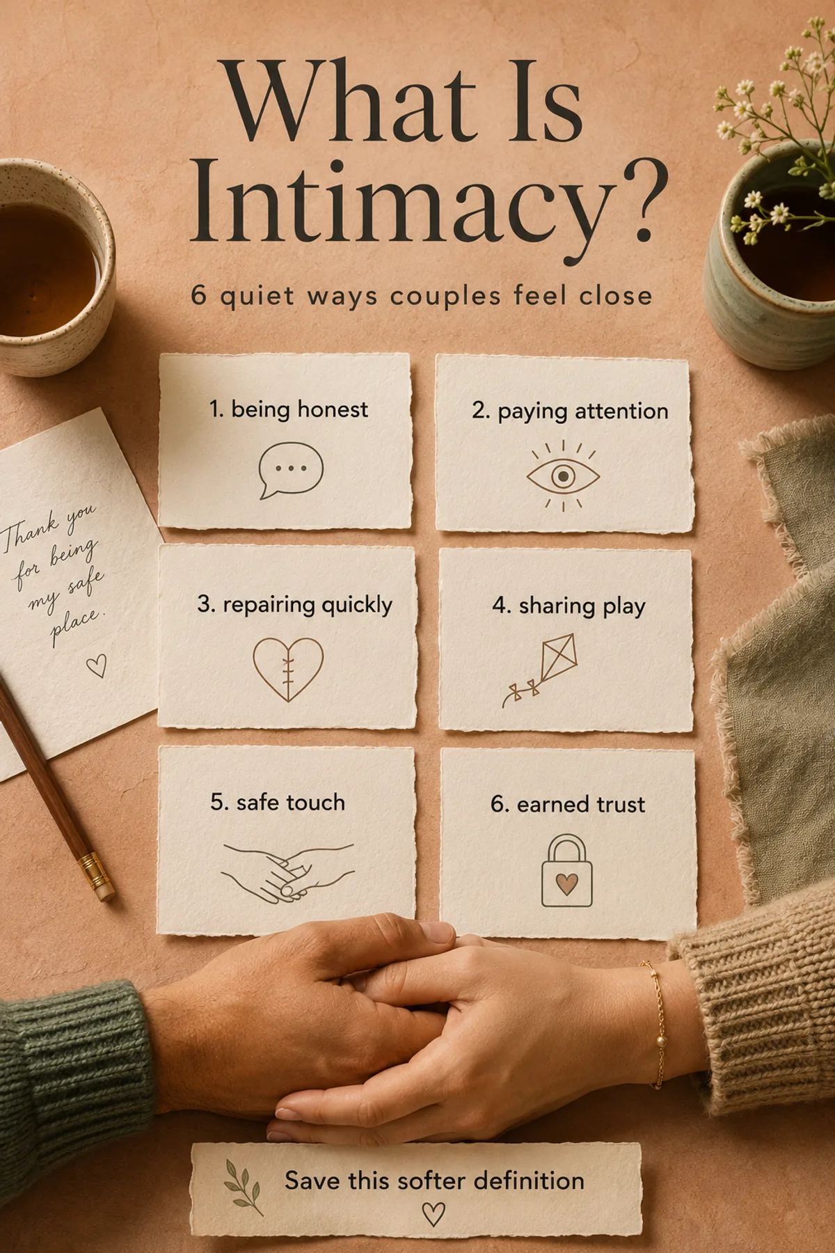 What is intimacy in a relationship Pinterest mini-guide
