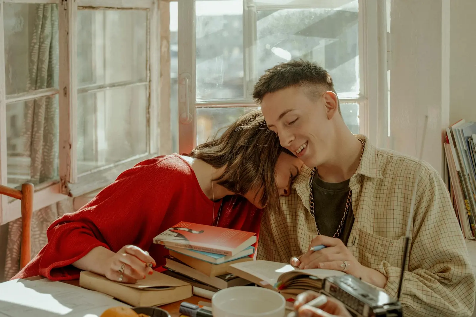 Words Explaining Love: a quiet desk scene for choosing careful love words